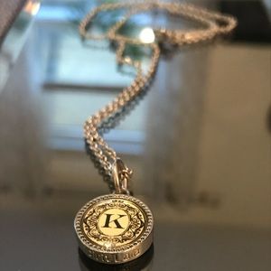 Family Letter Tree Pendant— K